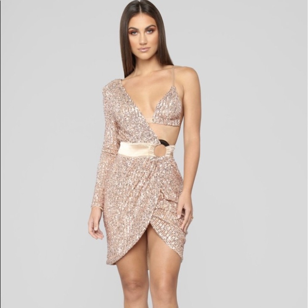 Champagne Sexy cute beautiful Dress 👗